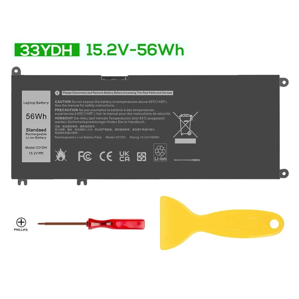 56WH 33YDH Laptop Battery For Dell G7 15 7588 Series