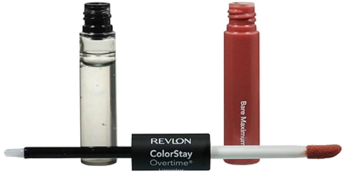 Revlon ColorStay Overtime Liquid Lip Color; Bare Maximum [350] 0.07 oz (Pack of 2)