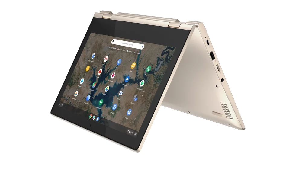 Used Lenovo 82BB0008US IdeaPad Flex 3 CB 11IGL05 11.6" HD Touchscreen Laptop Celeron N4020 1.1GHz Intel UHD Graphics 600 4GB RAM 64GB SSD Almond Chrome OS