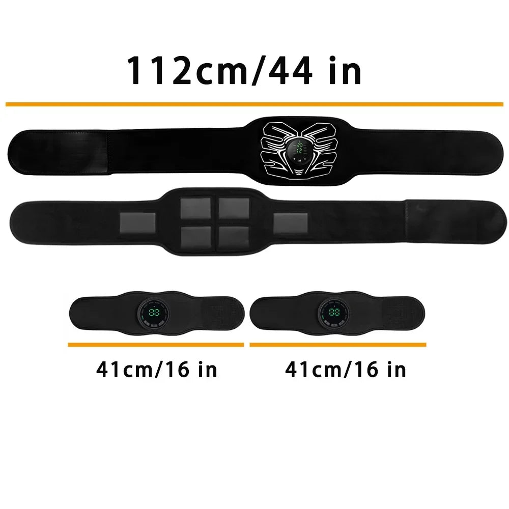 ABS Muscle Stimulator;Ab Machine;Abdominal Toning Belt Workout Portable Ab Stimulator Home Office Fitness Workout Equipment for Abdomen