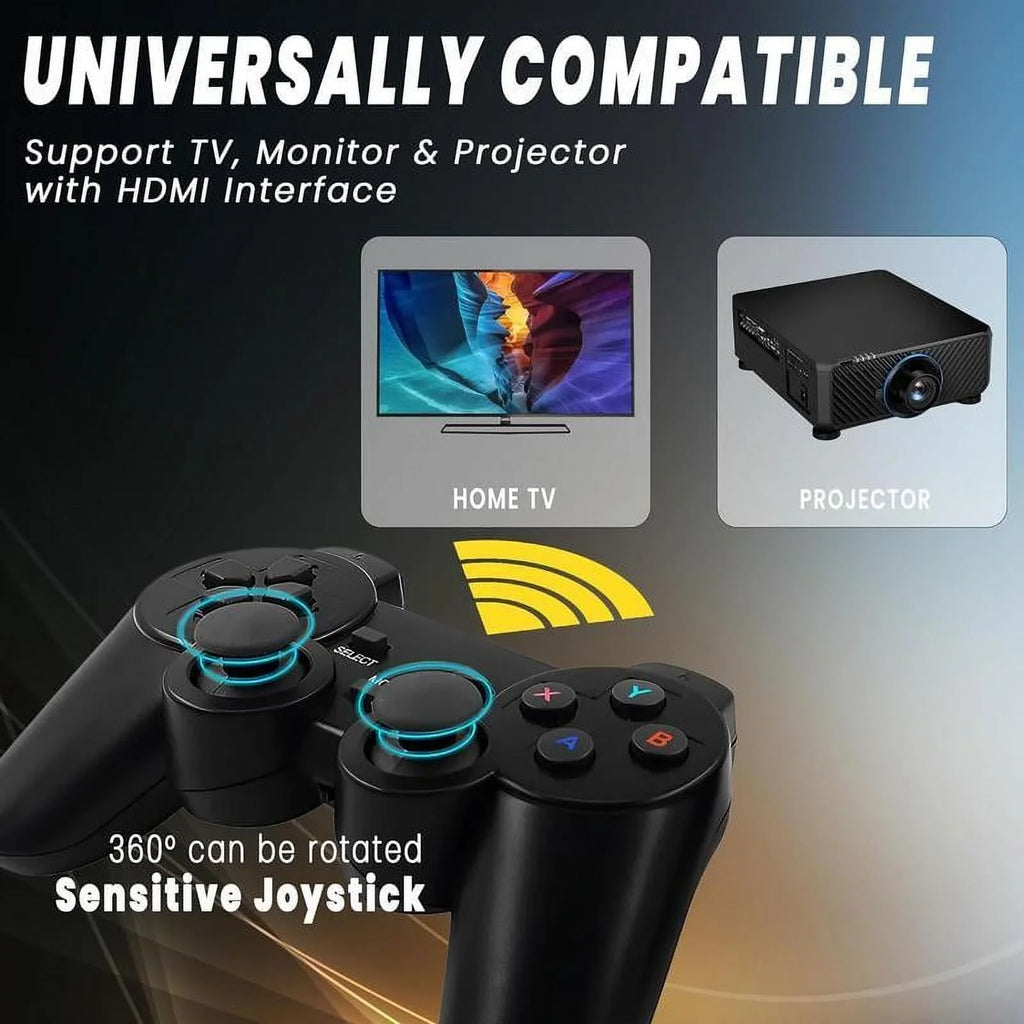 20;000+ Games Wireless Retro Game;4K HDMI Output Retro Video Game Console - Plug and PlayVideo Games; Retro Game Stick 4K Game Stick; Built in 64G Cards playstation5 ps5controller