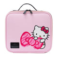 Impressions Vanity Hello Kitty Cosmetic Bag with Faux Leather; Travel Toiletry Bag (Pink Animal)