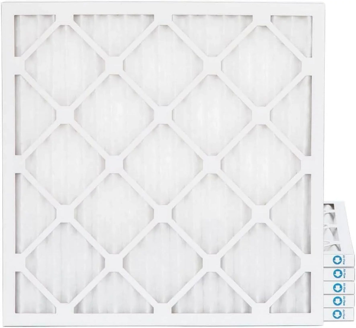 20X22x1 MERV 11; MPR 1000 Pleated Furne 1" Air Filters By Pamlico. 6 Pk. Ext Size: 19-1/2 X 21-3/4 X 3/4