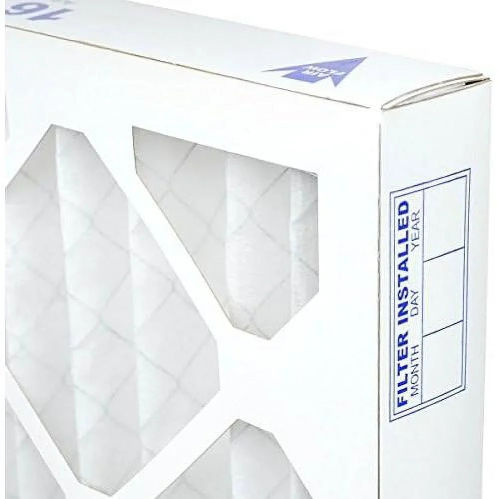 16X25x2 Air Filter MERV 8 Pleated HV Furne Air Filter; Dust 6-Pk; Made In The