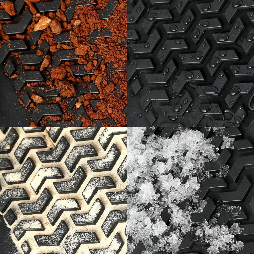 Rugged Ridge by RealTruck | Floor Liner; Front/Rear | 12987.10 | Compatible with 1997-2006 Jeep Wrangler TJ/LJ