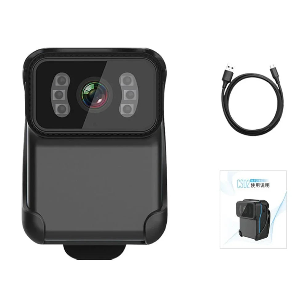 Andoer WiFi Action Camera; 1080P Video Camera; Wide Angle Lens; Loop Video Recording; Night Vision; Waterproof; Built-in Battery; Microphone; Backside Clip