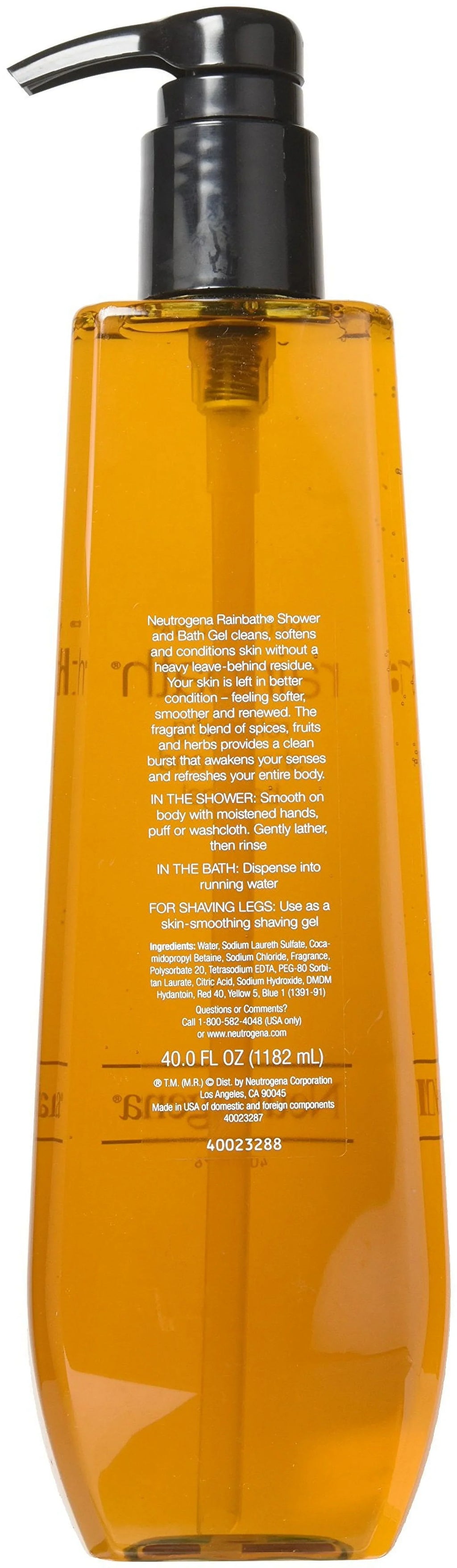Neutrogena Rainbath Refreshing Shower and Bath Gel; Original; 40 Fl Oz (3 Pack)