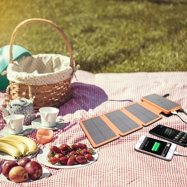 Fithood Solar Battery Charger;Power Bank;mobile power