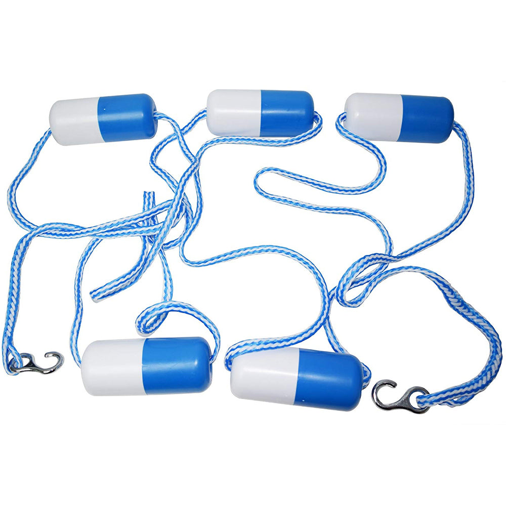 Blue Devil Swimming Pool Rope and Floats; 16"
