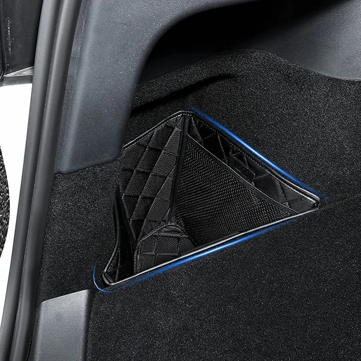 Tesla Model Y Rear Trunk Storage Pocket Organizers; Pair; 2020-2023