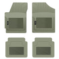 PantsSaver Custom Fits Car Floor Mats for Dodge Grand Caravan 2019; 4 pc; All Weather Protection for vehicles; Heavy Duty WeatherResistant Plastic;Gray