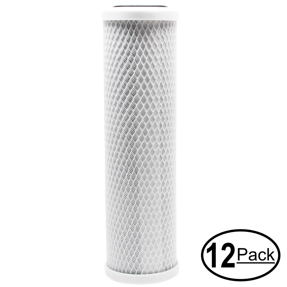 16-Pack Replacement for Crystal Quest CQE-CT-00162 Activated Carbon Block Filter - Universal 10 inch Filter for CRYSTAL QUEST Mega Triple Water Filter system - Denali Pure Brand