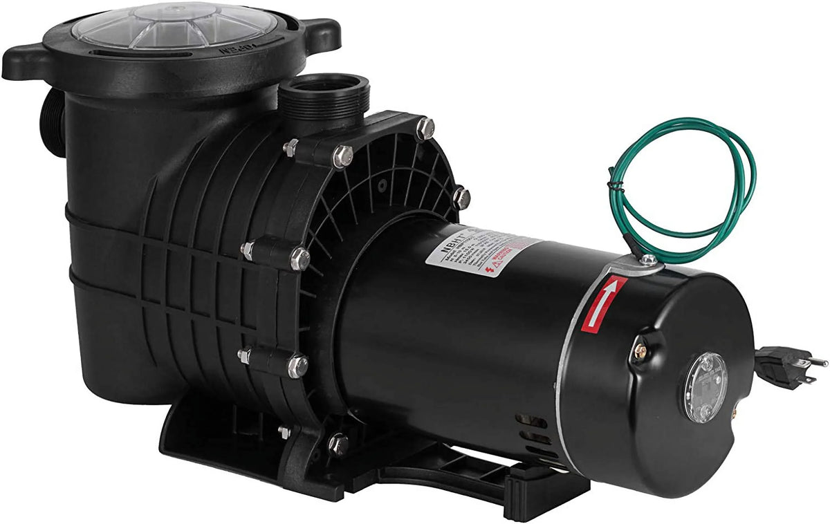 2 Self Primming Pool Pump; Inground Above Ground Swimming Pool Pump Upgraded 110V/220V Dual Voltage; 1500W 60HZ Single Speed Pumps With Strainer Basket Silent Operation