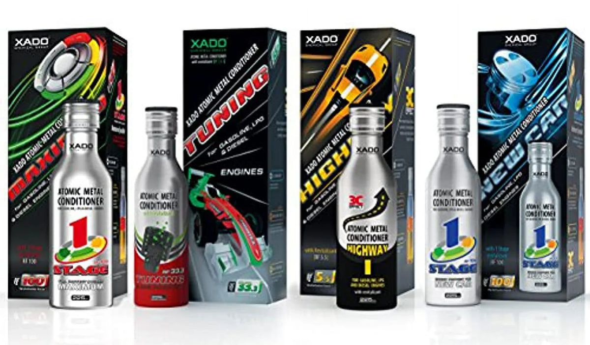Xado Atomic Metal Conditioner Maximum with 1 Stage Revitalizant Treatment and Additive for Gasoline LPG and Diesel Engines
