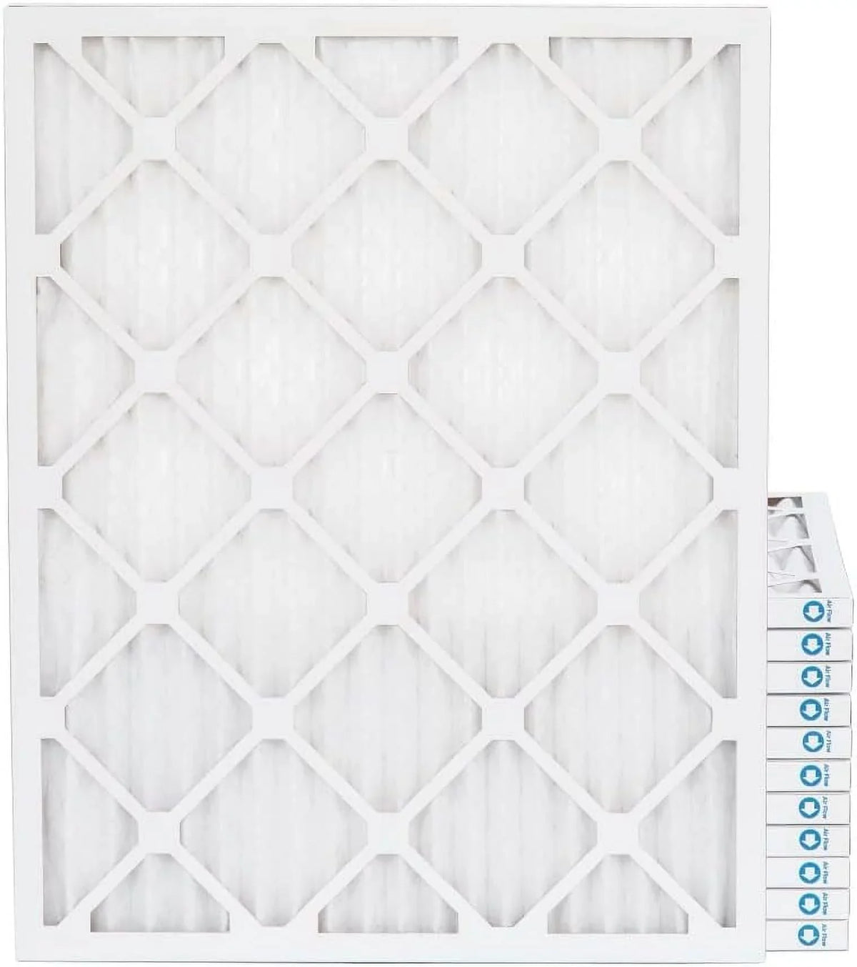 14X20x1 MERV 11; MPR 1000 Pleated Furne 1" Air Filters By Pamlico. Case Of 12. Size: 13-1/2 X 19-1/2 X 3/4