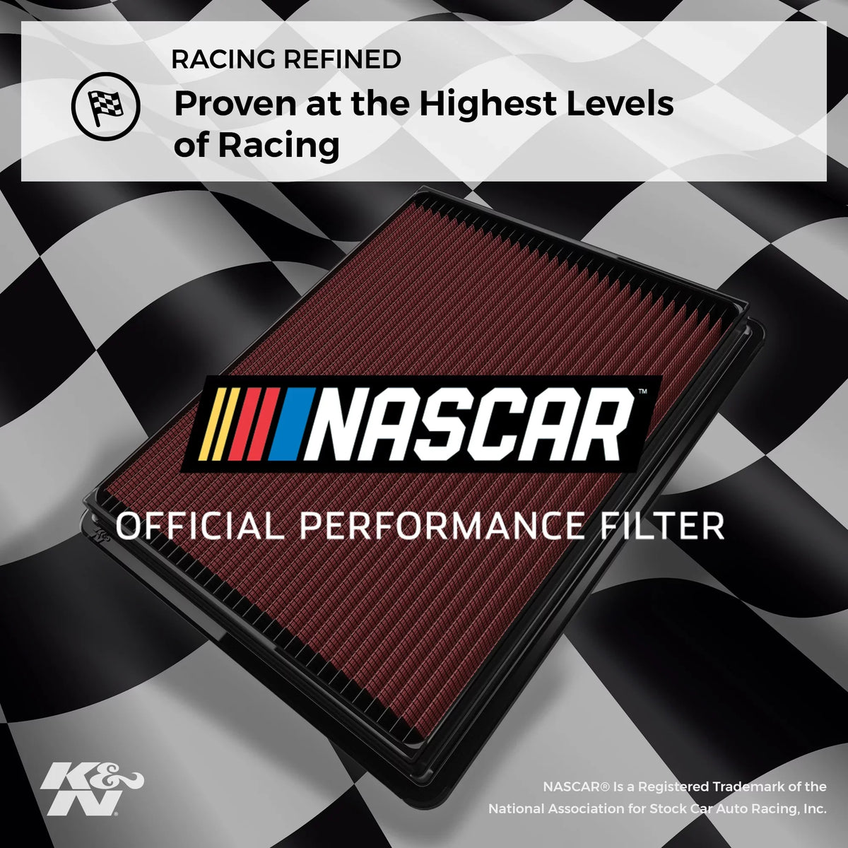 K&N Engine Air Filter: High Performance; Premium; Washable; Replacement Filter: 2007-2016 MINI (Cooper; Cooper Countryman; Cooper Paceman; MINI Cooper Clubman); 33-2386