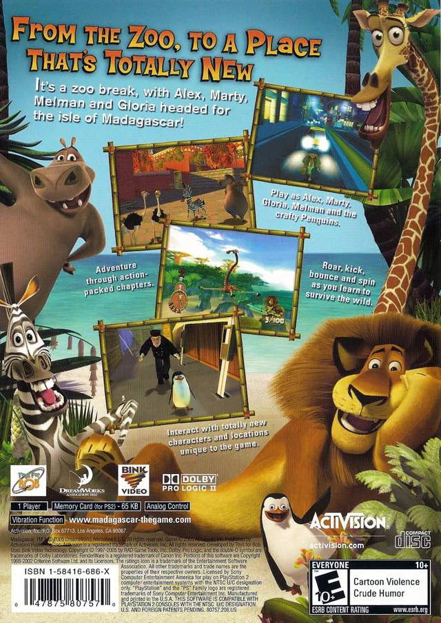 Madagascar - PlayStation 2