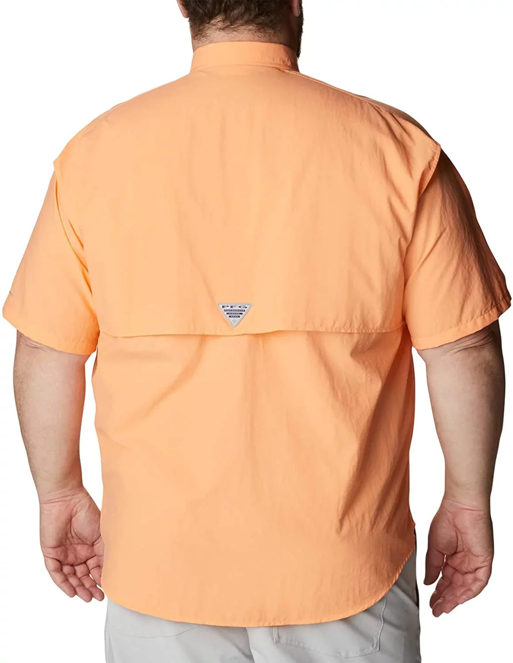 Columbia Men's Bahama II Short Sleeve Shirt; Bright Nectar; XX-Small