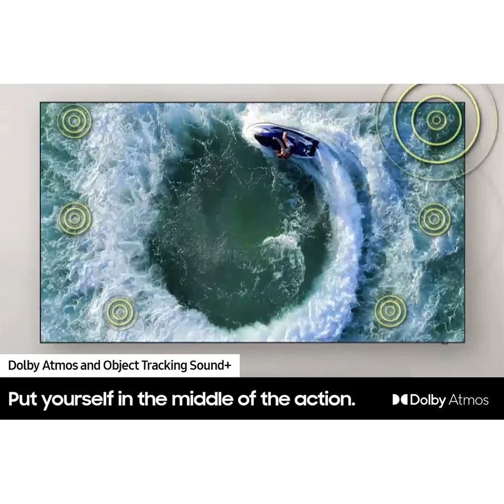 Samsung QN65QN85CA 65 foot Neo QLED 4K Smart TV (2023 Model) Bundle with Q-series 7.1.2 ch. Wireless Dolby ATMOS Soundbar w/ Q-Symphony