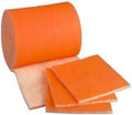 HVAC/Air Filter Media Roll; Orange/White MERV8 Polyester Media with a Heavy Dry Tackifier - 1 inch x 25 inch x 24 Foot