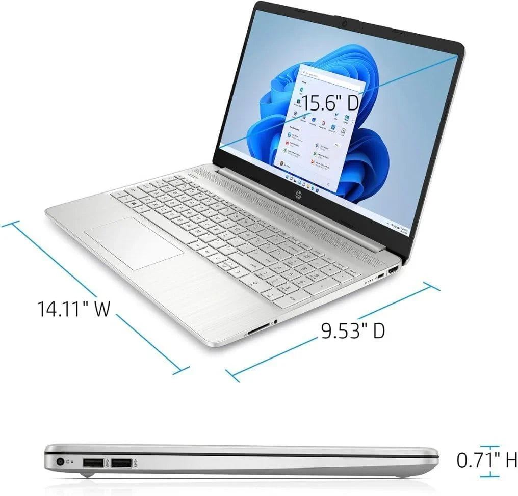 HP 15 15.6" FHD Touchscreen Business Laptop; 12th Gen Intel 10-Core i7-1255U; 16GB RAM; 1TB PCIe SSD; Numeric Keypad; Wi-Fi; HDMI; Windows 11 Home in S Mode
