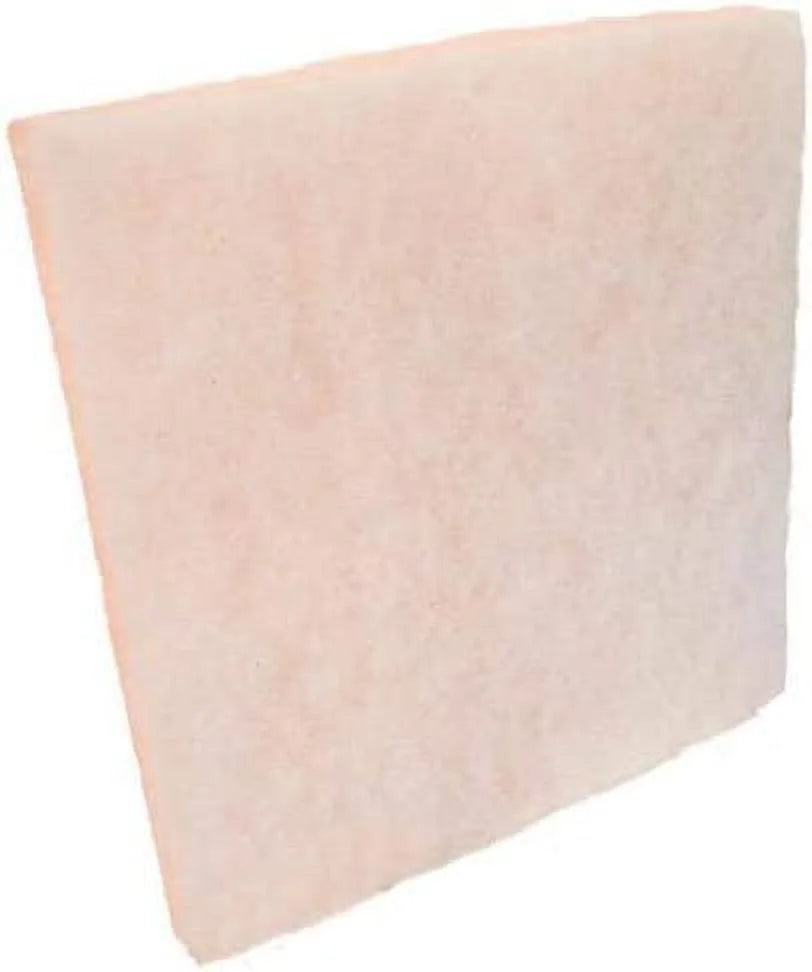 HVAC/Air Filter Media Roll; Orange/White MERV8 Polyester Media with a Heavy Dry Tackifier - 1 inch x 25 inch x 24 Foot