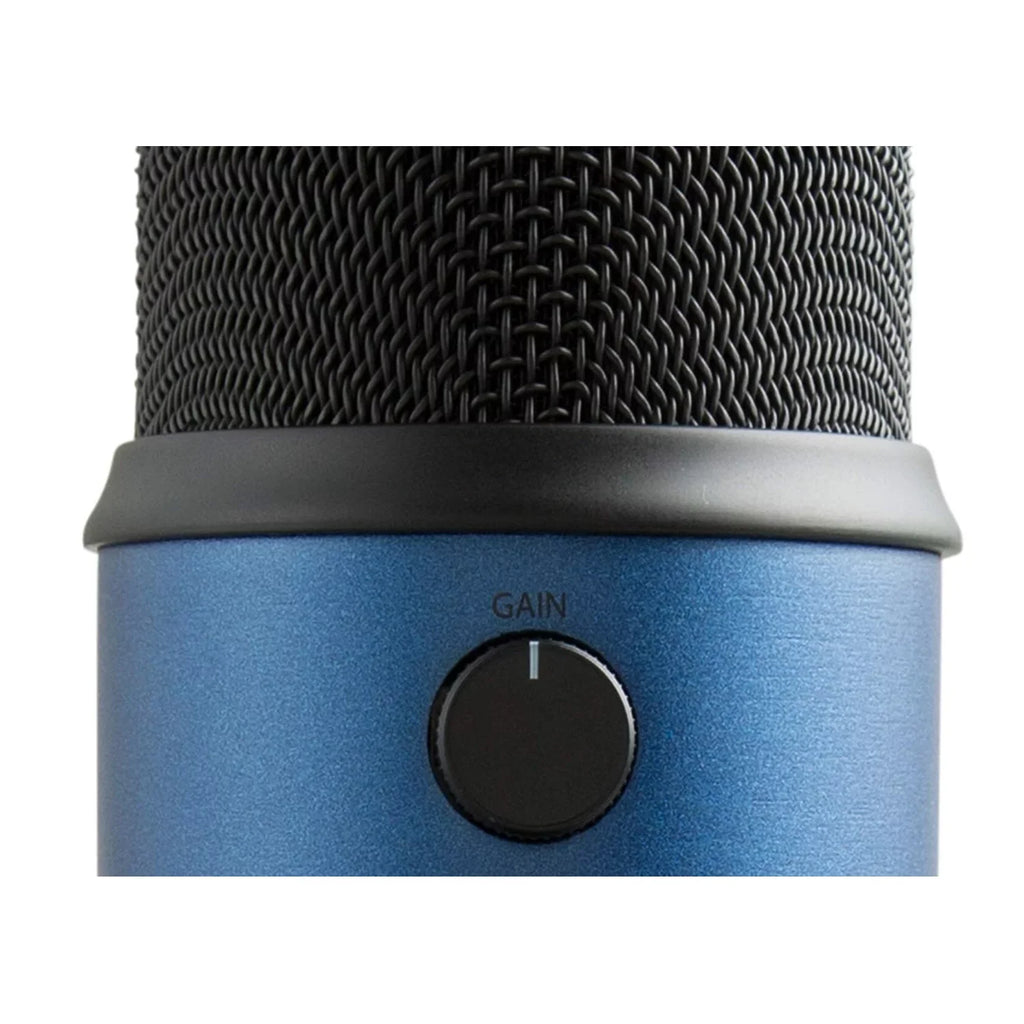 Blue Microphones Yeti Microphone (Midnight Blue) with Boom Arm Stand; Pop Filter and Shock Mount