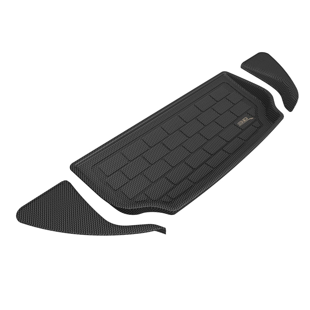 3D Maxpider 2022-2023 Fits Tesla Model X Custom Fit Kagu Carbon Fiber Embossed Pattern Front Cargo Liner Black M1TL0471309