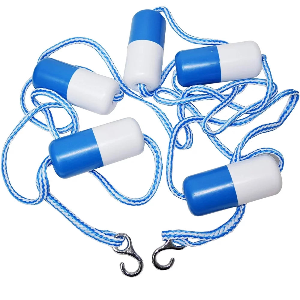 Blue Devil Swimming Pool Rope and Floats; 16"