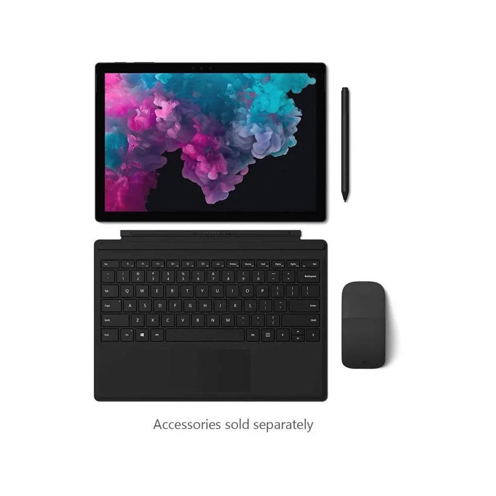 Microsoft surface pro-6 retail tablet intel:i7-8650u/ci7-1.90 16GB/onboard 512GB/SSD 802.11ac+bt 2xwebcam intel-UHD620 12.3pixelsense/touch (pen not included) Windows 10 Home 64-bit Black