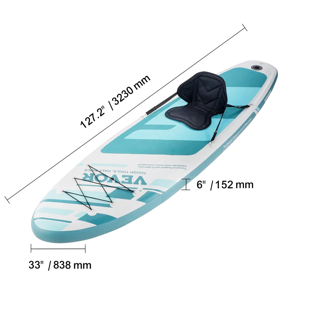 10.6 ft Kayak Board Air-filled Stand Up Paddle Board with Seat Accessory