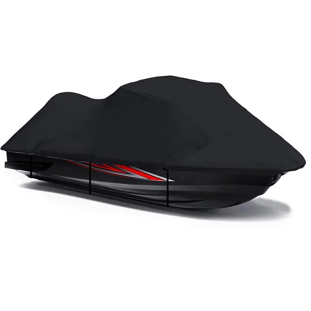 BLACK PWC 600D JET SKI Cover Compatible for Yamaha Wave Runner FX Base 2006 2007 2008 2009 2010