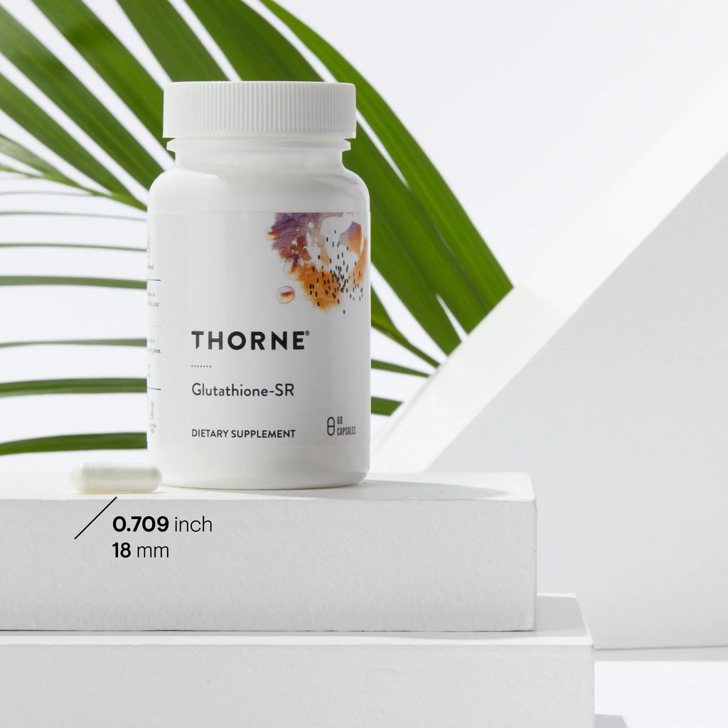 Thorne Glutathione-SR; Sustained-Release Glutathione for Antioxidant Support; 60 Capsules
