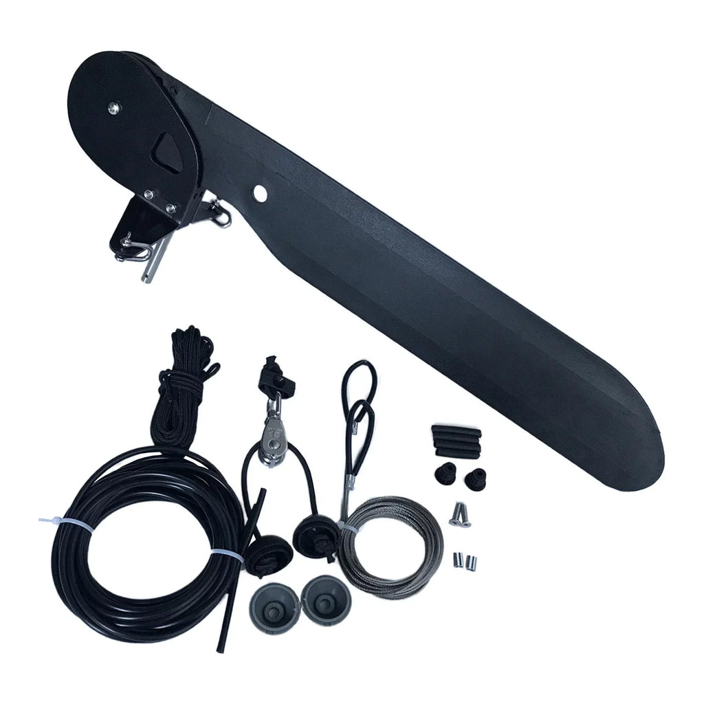 Kayak Rudder; Fishing Watercraft Canoe Nylon Boat Rudder Replacement Parts Foot Control Steering System for Kayak Accessories