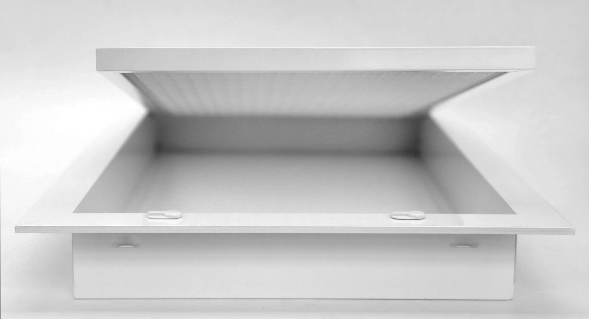 16" x 20" Cube Core Eggcrate Return Air Filter Grille for 1" Filter