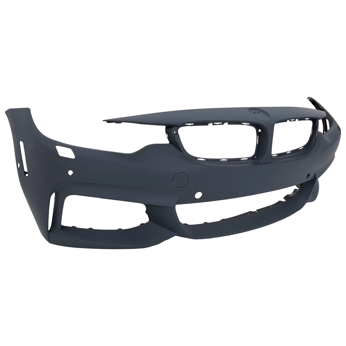 Front BUMPER COVER Compatible For BMW 4-SERIES 2014-2018 Primed with M Sport Line with HLW PDC Sensor Holes/Cam Conv/Coupe/HB- CAPA