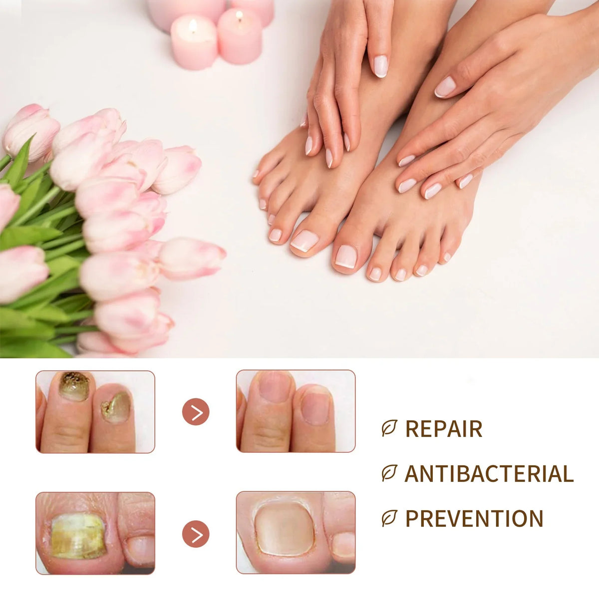 3PCS Nail Growth Deep Healing Organic Serum; Nail Growth Nail Serum; Reconstrux Nail Growth; Nail Growth and Strengthening Serum; Nail Serum for Growth and Repair for Damaged Nails