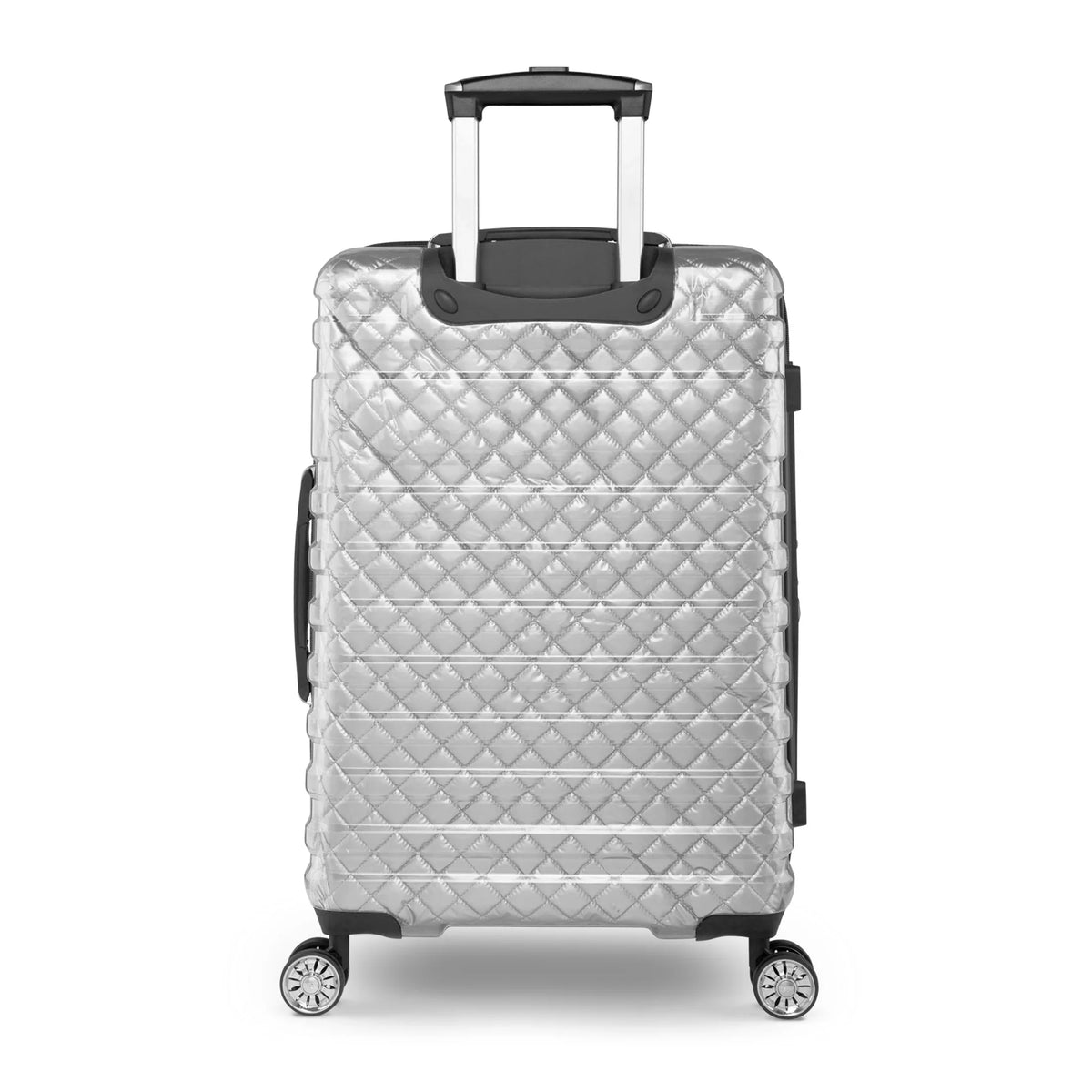(2 pack) iFLY Hardside Spectre Versus Clear Carry-On Lugagge; 20"; Silver