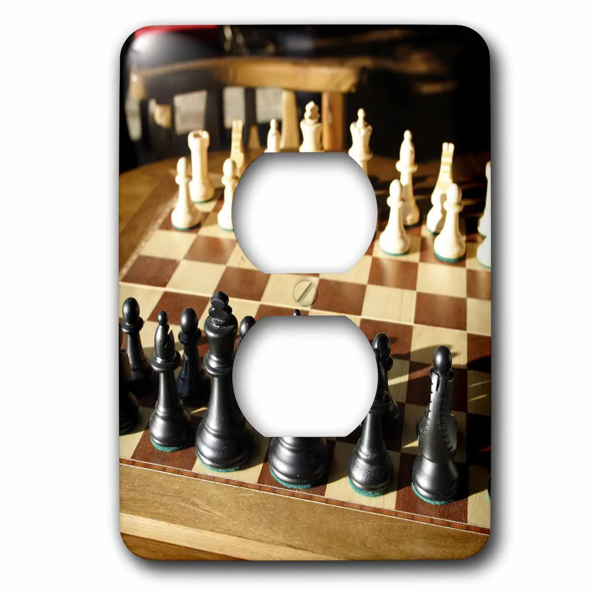Argentina; El Calafate; Chess board; game - SA01 MME0236 - Michele Molinari 2 plug outlet cover lsp-85390-6