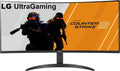 LG 34'' Curved Gaming Monitor; 160 Hz Refresh Rate; 99% sRGB; 3440 x 1440 Display; HDR 10; AMD FreeSync Premium; Bundle With Cefesfy USBHUB