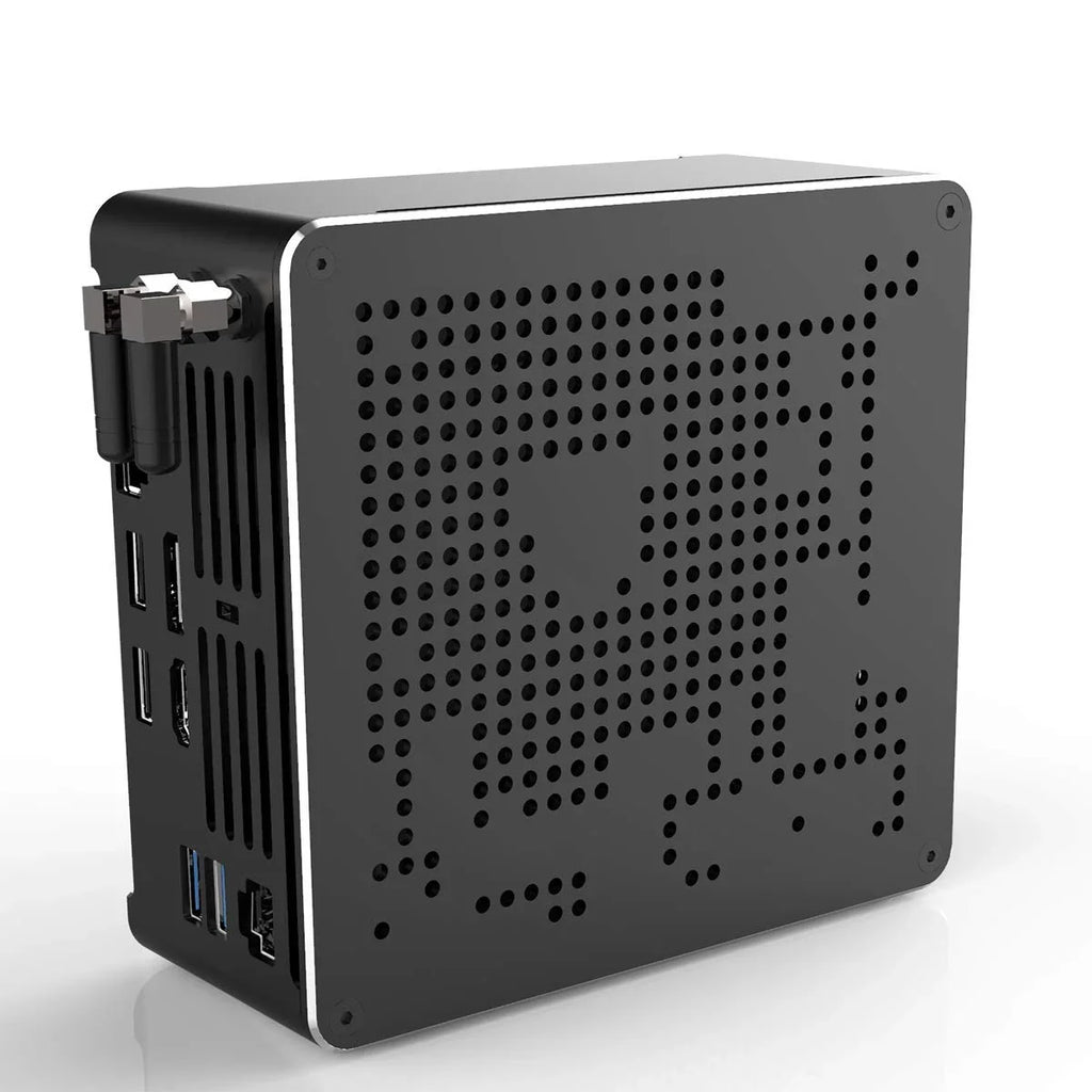 Mini PC i7 mini Windows 11 Pro 9750H 64GB DDR4 RAM 1TB SSD 2TB HDD 4K Dual Displays HD+DP; HDD Extension; Support Auto Power On / VR; 4K HD Small Micro Computer Strong Wireless Technology; Type-C