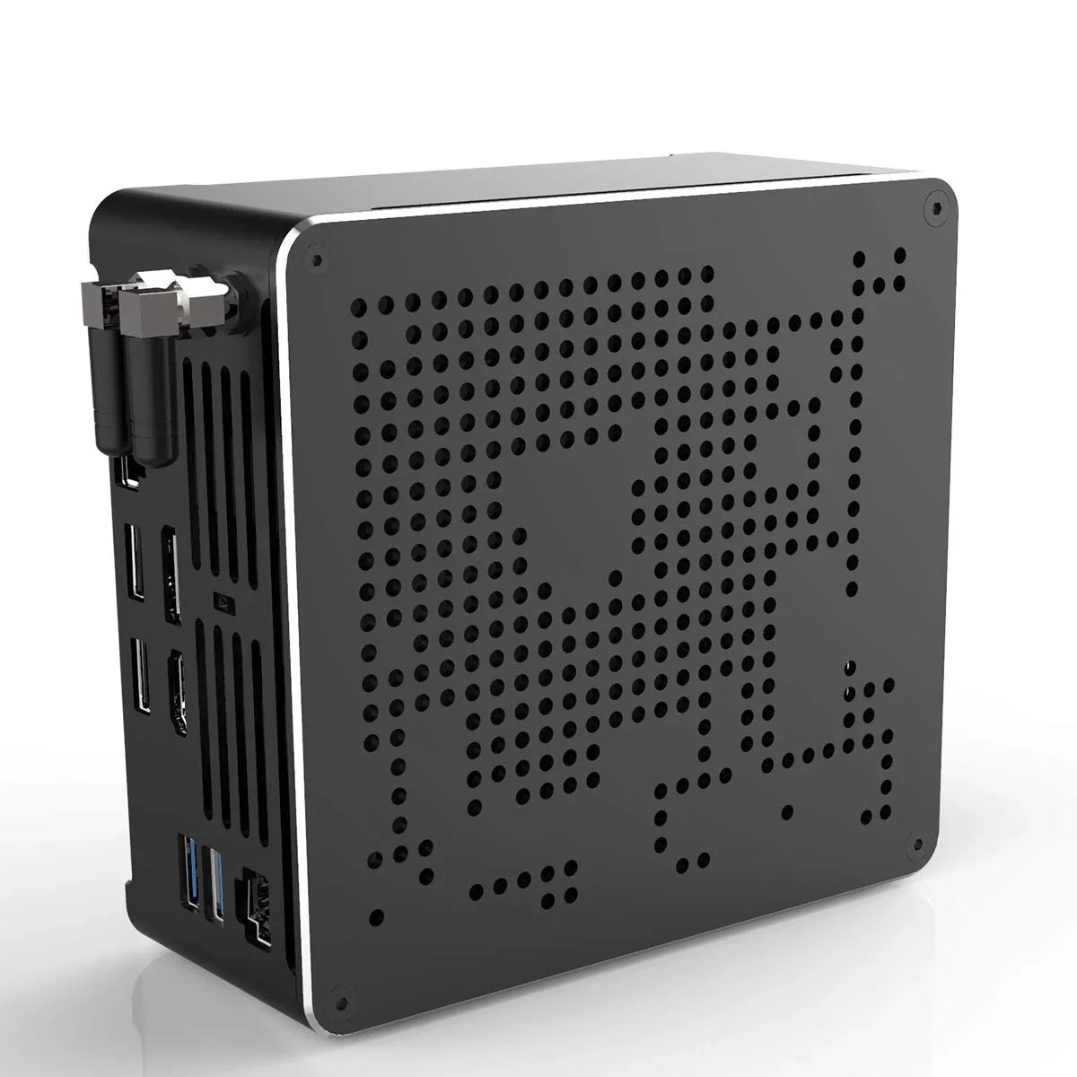 Mini PC i7 mini Windows 11 Pro 9750H 64GB DDR4 RAM 1TB SSD 2TB HDD 4K Dual Displays HD+DP; HDD Extension; Support Auto Power On / VR; 4K HD Small Micro Computer Strong Wireless Technology; Type-C