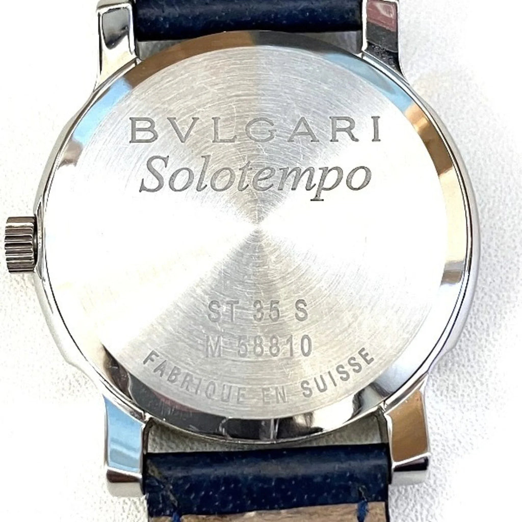 Pre-Owned Bulgari BVLGARI Solo Tempo ST35S Quartz Watch Men's (Good)