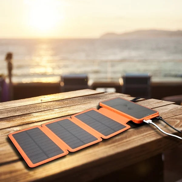 Fithood Solar Battery Charger;Power Bank;mobile power