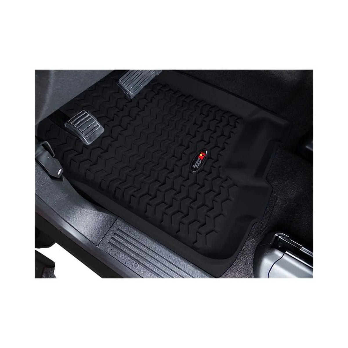 Rugged Ridge by RealTruck | Floor Liner; Front/Rear | 12987.10 | Compatible with 1997-2006 Jeep Wrangler TJ/LJ