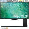Samsung QN65QN85CA 65 foot Neo QLED 4K Smart TV (2023 Model) Bundle with Q-series 7.1.2 ch. Wireless Dolby ATMOS Soundbar w/ Q-Symphony