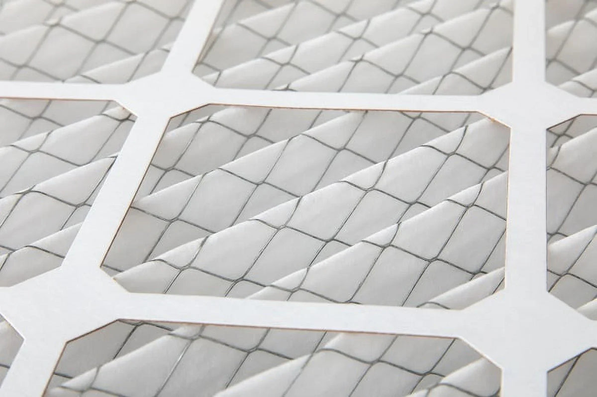 6 Pack of 16x20x1 MERV 13 Pleated Air Filters by Glasfloss. Actual Size: 15-1/2 x 19-1/2 x 7/8