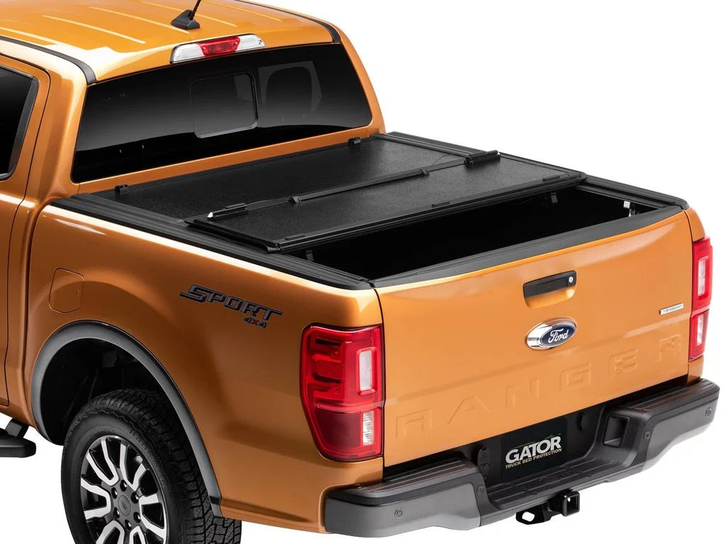Gator by RealTruck EFX Hard Tri-Fold Truck Bed Tonneau Cover | GC24022 | Compatible with 2019 - 2023 Ford Ranger 5' 1" Bed (61")