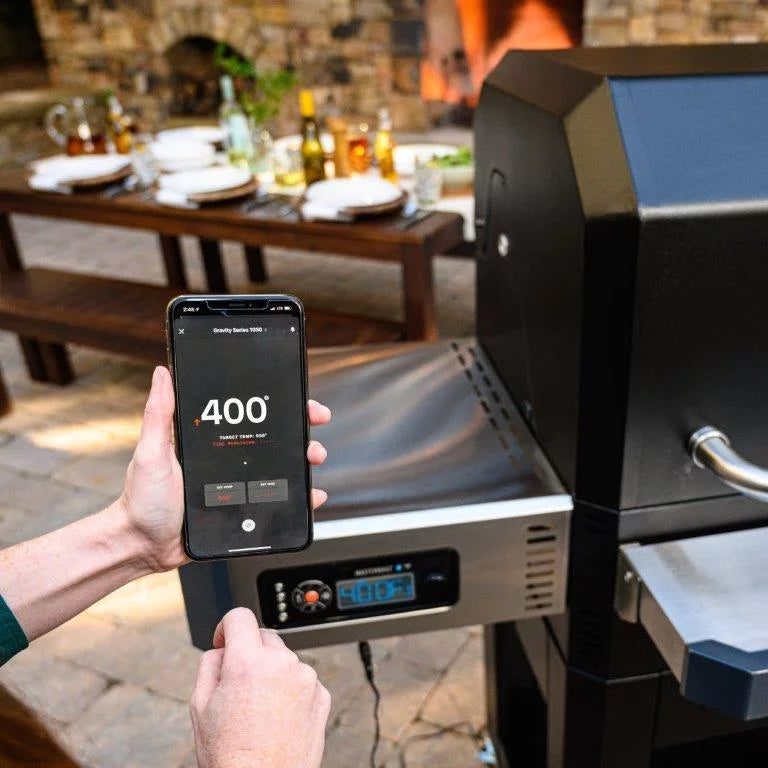 Masterbuilt Gravity Series 800 Digital WiFi Charcoal Grill; Griddle and Smoker in Black
