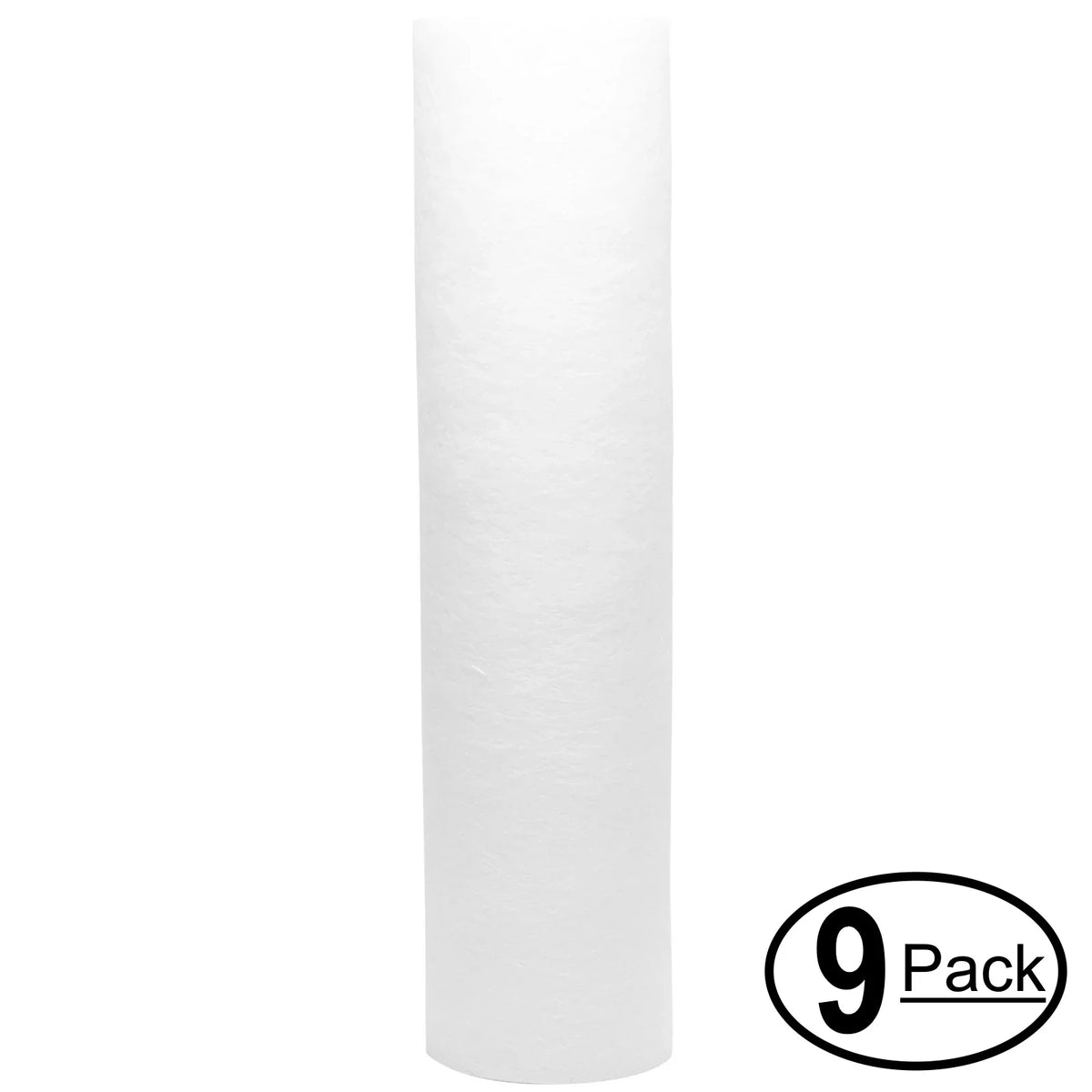 9-Pack Replacement for Aqua-Pure AP1610SS Polypropylene Sediment Filter - Universal 10-inch 5-Micron Cartridge for Aqua-Pure AP1610SS Filter for Whole House System - Denali Pure Brand